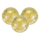 thumbnail image 1 of Uxcell Paquete de 3 Bolas Decorativas para Cuencos, Bolas de Vidrio Mosaico de 2.4 Pulgadas para Decoración del Hogar/Mesas de Comedor [Amarillo], 1 of 7