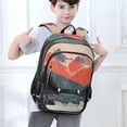 thumbnail image 6 of FORMRS Unisex School Backpack 17" Student Travel Bag with Laptop Compartment, Mountains at Dawn, 6 of 7