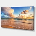 thumbnail image 2 of Beautiful Cloudscape over Beach - Large Beach Canvas Wall Art, 2 of 3