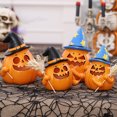 thumbnail image 1 of luces LED de Halloween Jack-o-lantern, accesorios de decoración de calabaza para mesa interior y exterior, 1 of 5