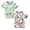 BC-Blue 1PCS & Light Green 1PCS, variant on Leey-World Clothes for Baby Girl Children's Summer Cotton Printed T Shirt Top and Shorts 4-Piece Set(Green 1PCS & Light Green 1PCS,18-24 Months)