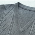 thumbnail image 6 of Mlzmgr Tank Tops for Men Cotton Knit Warm Fleece Shirts Winter Homewear Lounge Mens Tops Solid Color M-4XL, 6 of 7