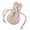 Light pink, variant on Portable FloralAn1ma1Ear Drawstring Closure Bag For Travel Daily Organizer