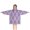 Purple Geometric Quatrefoil, variant on Purple Geometric Quatrefoil Pattern Blanket Hoodies for Kids 6-13YR Oversize Wearable Blanket Hoodies for Boys Girls Teens