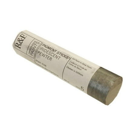 UPC: 0836943003835 | R&F Handmade Paints Pigment Stick  100ml  Iridescent Pewter