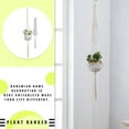 thumbnail image 5 of Flower Pot Hanger Indoor Outdoor Plants Hanging Basket Cotton Rope Plant Pot Holder, WD011, 5 of 8