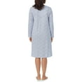 thumbnail image 5 of Aria Women's 100% Cotton Long Sleeve V-Neck Nightgown, Sizes S-3X, 5 of 7