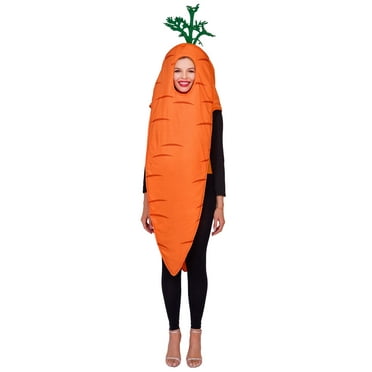 Seasons Adult Unisex Carrot Halloween Costume, One Size Fits Most