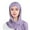 Light Purple, variant on Elegant Women's Hat Ruffle Cancer Chemo Turban Wrap Cap Scarf Shawl for Versatile Styling and Comfort Light Purple One Size