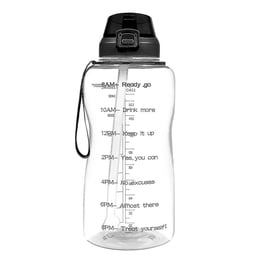 Gourde Motivationnelle 32 Oz – Tritan Sans BPA – Marqueur De Temps – Rose/bleu – Neuve