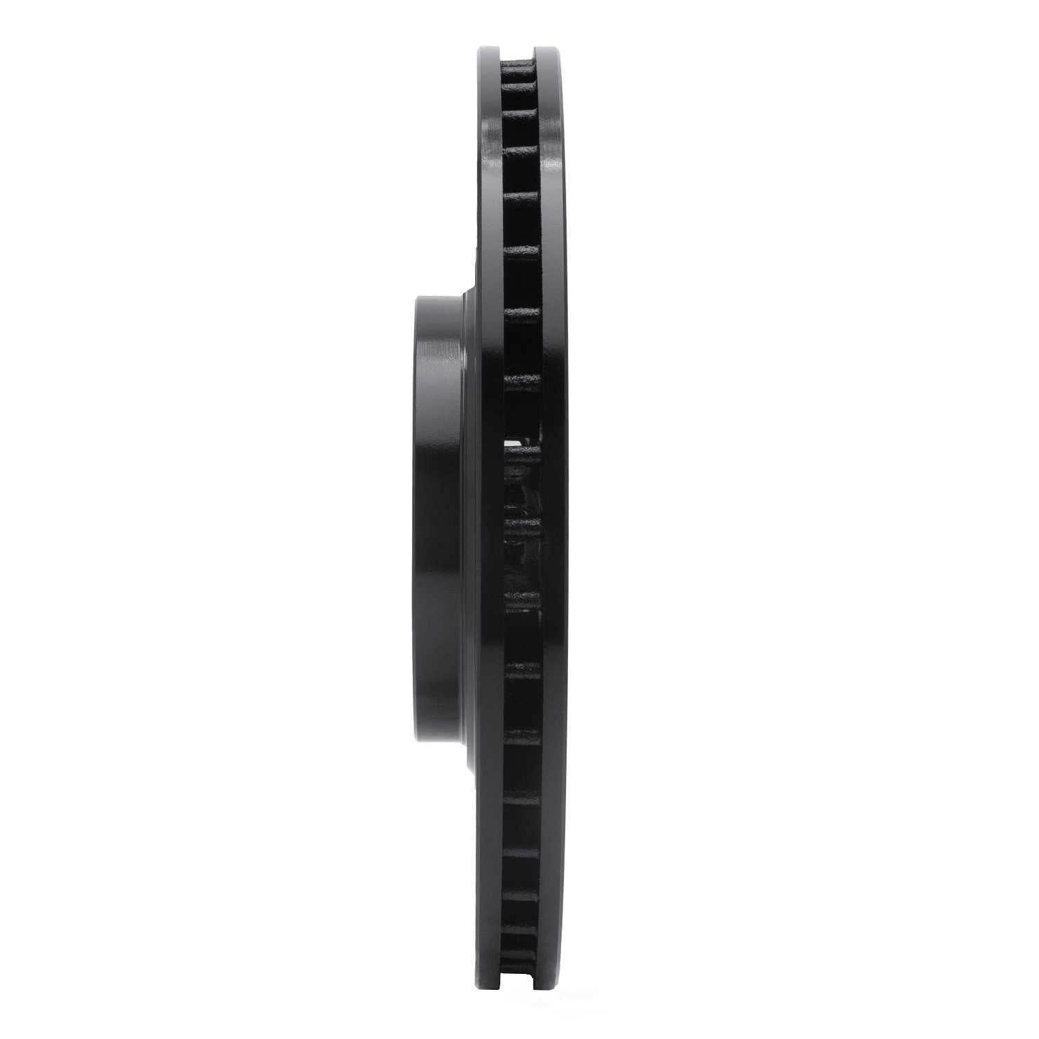 Dynamic Friction Company 633-76138L DFC Brake Rotor - Drilled And Slotted - Black
