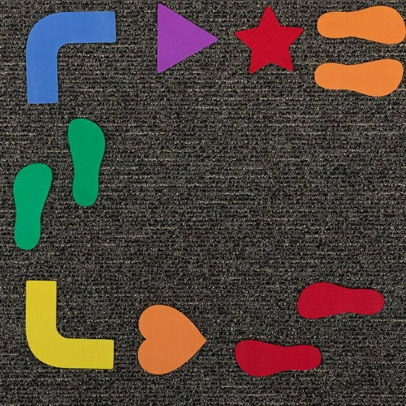Carpet Mark-Its Sensory Path - 72 pieces