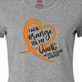 thumbnail image 4 of Inktastic I Wear Orange for my Aunt Multiple Sclerosis Awareness Women's T-Shirt, 4 of 5