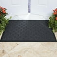 thumbnail image 3 of Ottomanson Rubber Collection Non-Slip Doormat, 18" X 30", Black, 3 of 8