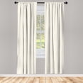 thumbnail image 2 of Ambesonne Fashion Curtains, Plain Back Scattered Dots, Pair of 28"x95", Earth Yellow Pale Lilac, 2 of 4