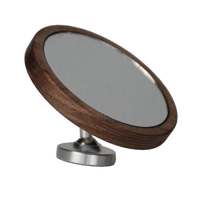 Upgraded Espresso Shot Mirror For Bottomless Portafilter Swivel Angle Walnut