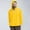 Yellow, variant on Mens Four Seasons Solid Color Packable Rain Jacket Lightweight Windproof Raincoat With Hood Outdoor Rain Gear Travel Hiking Cycling
