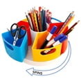 thumbnail image 3 of Rotating Storage Caddy 10/12inch 360° Rotatable Art Supply Organizer Creative Pen Crayon Storage Organizer Portable Marker Desk Organizer Makeup Craft Caddy Reusable for School, 3 of 11