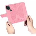 thumbnail image 5 of Compatible with Motorola Moto G Stylus 5G Wallet Case Leather with Card Holder and Stand for Women Flip Case Embossed Butterfly Shockproof Case for Moto G Stylus 5G SD Butterfly Pink, 5 of 13
