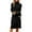 Black, variant on LANPULUX Turtleneck Sweater Dress for Women Pullover Sweater Wool Sweater Long Sleeves