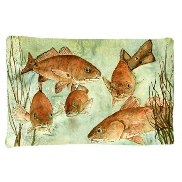 Carolines Treasures 8983PILLOWCASE Taie d'Oreiller Standard en Tissu de Nage pour Poissons Rouges