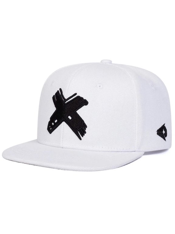 Snapback Cap X Logo - Unisex Hip-Hop Baseball Hat Spring Autumn