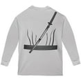 thumbnail image 2 of Halloween Ninja Assassin Costume Youth Long Sleeve T Shirt White YMD, 2 of 2