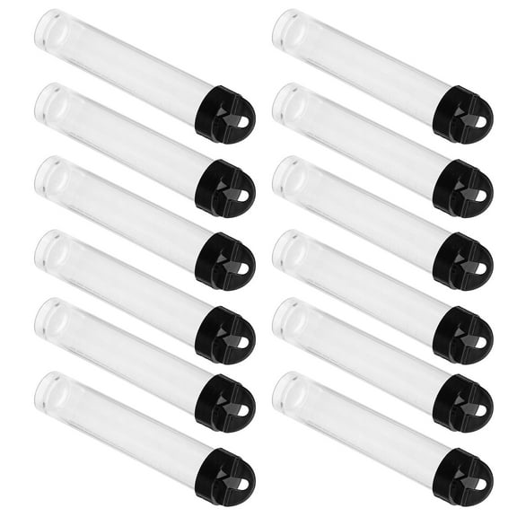 YSNOOWE 12Pcs Lab Tubes For Scientists And Students Leak Proof Sample Vial 10.7x2.4x2.4in