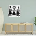 thumbnail image 2 of Stupell Industries Women Sitting Beach Monochrome Vintage Swimsuits Flippers Photograph Gallery Wrapped Canvas Print Wall Art, Design by Graffitee Studios, 2 of 7