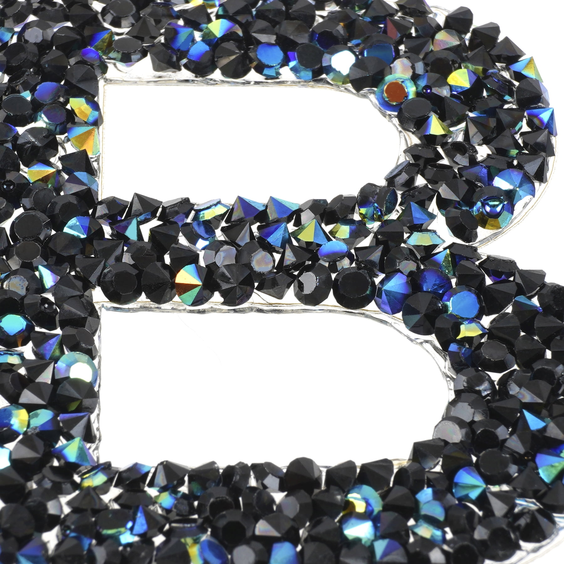 Recollections Black AB Letter Bling Sticker, 12 Pack