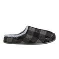 thumbnail image 6 of Deer Stags Unisex Nordic Plaid Slipper - Grey/Black - 7 Medium, 6 of 9