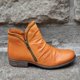 thumbnail image 2 of NECHOLOGY Botas Mujer Adulto Femenino Zapatos Botines mujer Botas informales con cremallera para mujer, zapatos Retro, colores, a la , tobilleras , sólidas, para mujer (Yellow, 10), 2 of 5