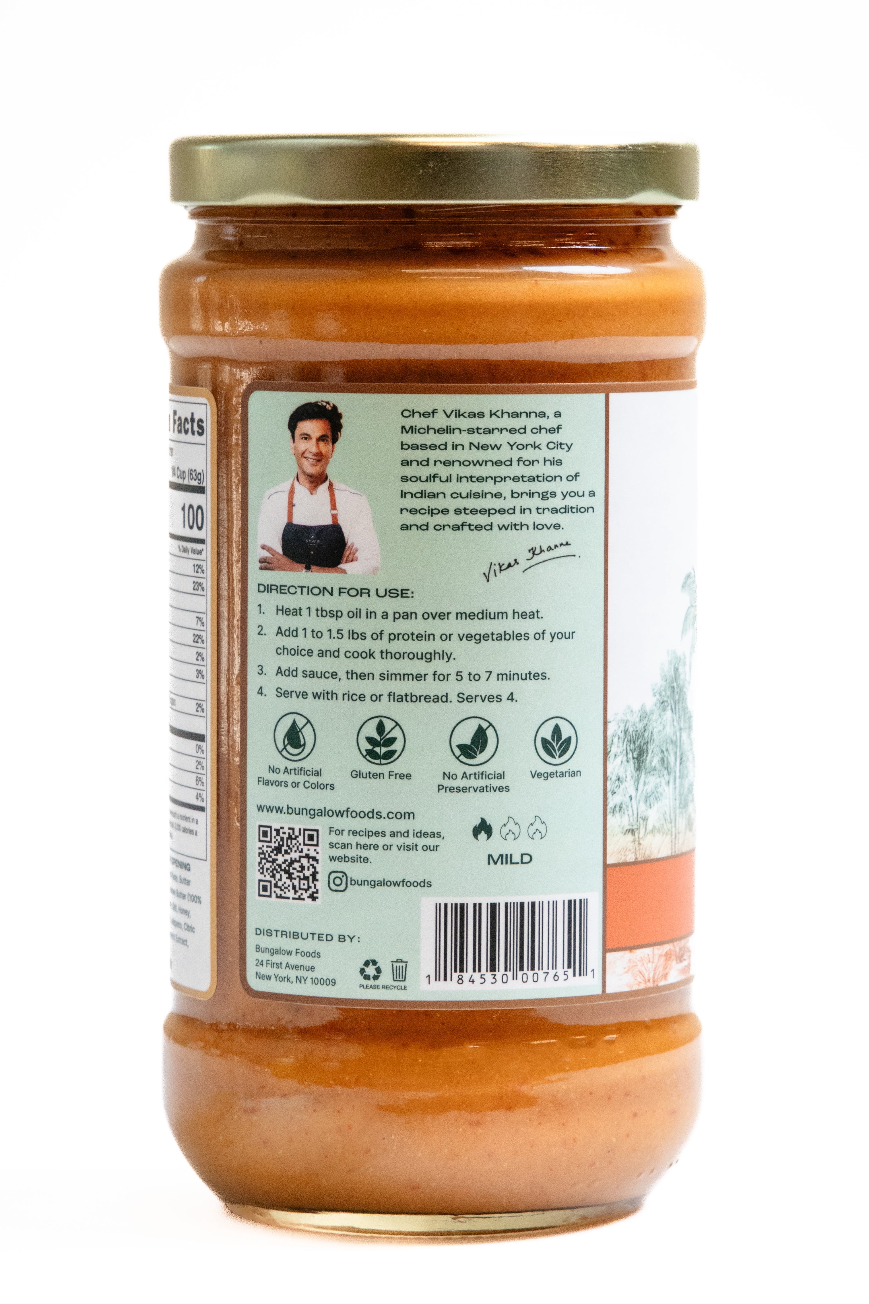 Bungalow Foods Tomato Makhni Indian Simmering Sauce, 16oz