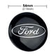thumbnail image 2 of 4 Uds tapa central de rueda de repuesto negro 54MM para Ford Focus Fiesta Ka Kuga, 2 of 9