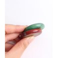 thumbnail image 5 of 1Pc 4Cm Natural Aventurine Round Crystal Engraved Gold Runes Sliver Divination Symbols Stones Plate Gems Decor Reiki Healing - (Color: Gold Red Jasper; Size: 1Pc), 5 of 5