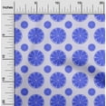 thumbnail image 2 of oneOone Cotton Poplin Twill Blue Fabric Fruits Lemon Slice Sewing Craft Projects Fabric Prints By Yard 56 Inch Wide, 2 of 4