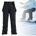 thumbnail image 4 of esquí negro, con aislamiento, pantalones, pantalones ligeros resistentes al agua, a prueba para snowboard, niños, mujeres, hombres y , l L DYNWAVEMX pantalones de esquí, 4 of 8