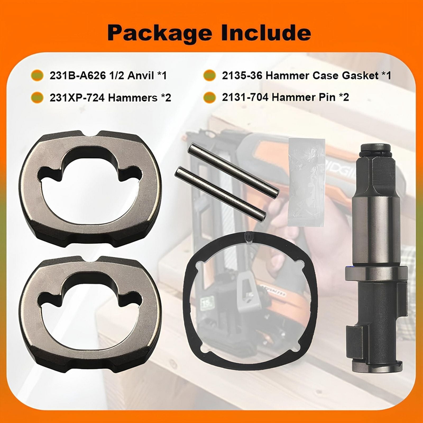 2135-THK1 Pneumatic Impact Wrench Hammer Kit for 2135Ti 2135QTi Replacement Part