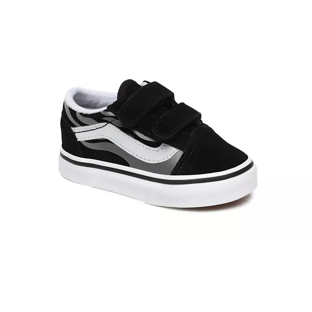 infant black leather vans