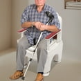 thumbnail image 6 of Height Adjustable Portable Bath Seat Bedside Commode Toilet Chair Adult Senior For Pregnant Women, Patients, Elderly People With Disabilities, 6 of 18