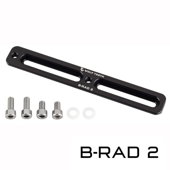 Wolf Tooth B-RAD 2 Base Mount Lightweight, Durable, Rust-Proof Materials