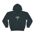 thumbnail image 2 of Dark Blue Cross Hoodie, 2 of 9