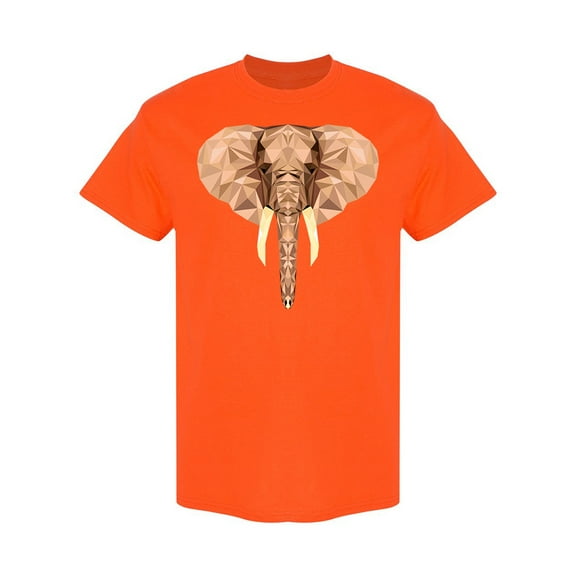 Elephant Polygonal Design Tee Men's -Image by Shutterstock
