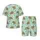 thumbnail image 1 of Fotbe Cute Sea Turtles Pijama Estampada de 2 Piezas para Niños – Ropa de Dormir de Manga Corta Cómoda para Niños y Niñas, Camiseta y Shorts de Algodón-Small, 1 of 6