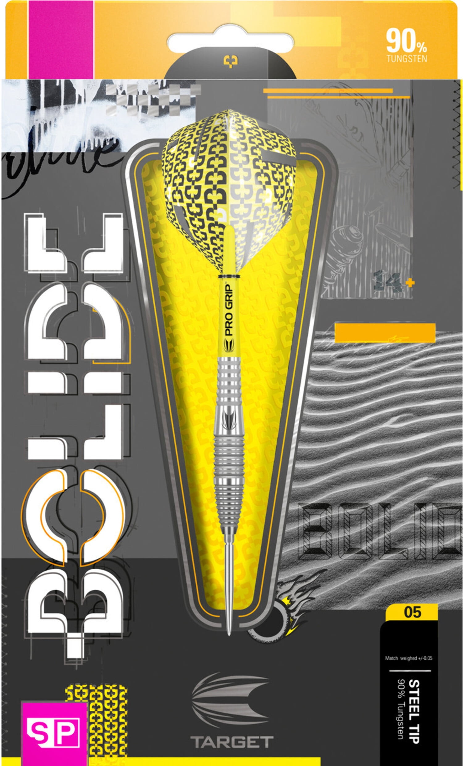 Target Bolide 05 90% Steel Tip Swiss Point Darts - 22g