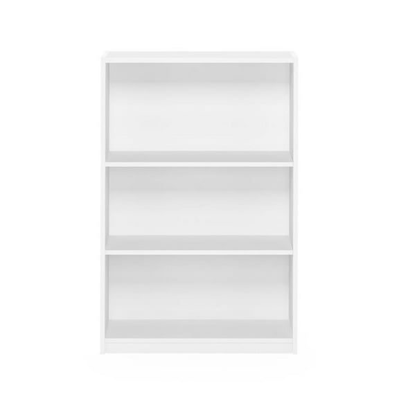 Furinno JAYA Simple Home 3-Tier Adjustable Shelf Bookcase, Multiple Colors