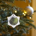thumbnail image 7 of 3drose, Ireland, Skellig Michael Island Cliffs - Eu15 Tno0081 - Tom Norring, 3 inch Snowflake Porcelain Ornament, 7 of 7