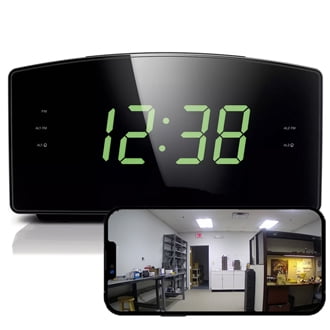 4K HD Wi-Fi Nanny Alarm Camera Mobile View with 32GB SD Card Included - Plug in/Video Only (No Audio)