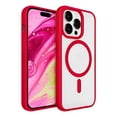 thumbnail image 2 of Kit Mica Cámara Para Iphone 16 + Funda Case Transparente para Iphone 16 pro max / Rojo, 2 of 8