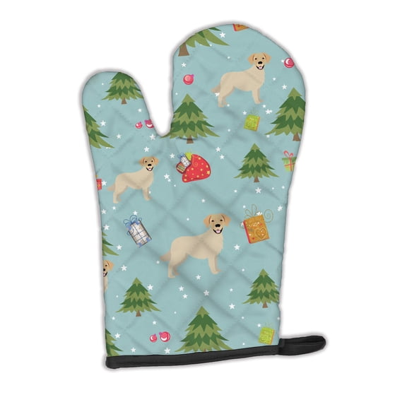 Christmas Golden Retriever Oven Mitt